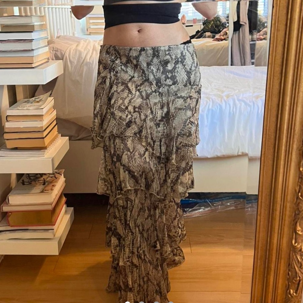 Laundry by Shelli Segal silk maxi skirt